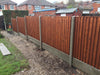 New Closeboard Fence Installed includes new end posts and kick boards PCDSOL 