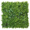 Artificial Living Wall Mixed Plant Panel with White Flowers Decor Pure Clean Rental Solutions 
