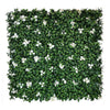 Artificial Living Wall Panel with Variegated Green Foliage & White Gardenia Flowers Decor Pure Clean Rental Solutions 