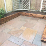 Autumn Brown - Natural Sandstone Paving PCDSOL Price installed per meter 