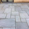 Kandla Grey - 22mm Calibrated Natural Sandstone Paving PCDSOL Price installed per meter 