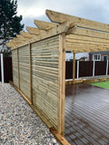 Pergola supplied and fitted PCDSOL 