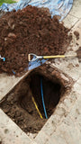 Installation of new MDPE water main per meter PCDS 